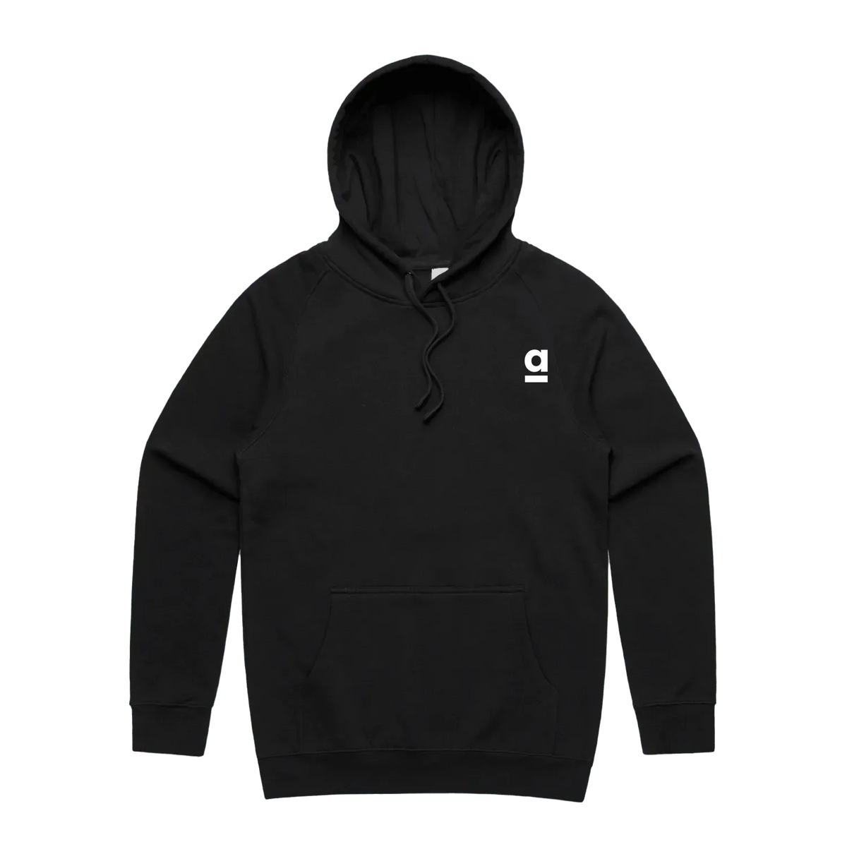 Black front flat lay