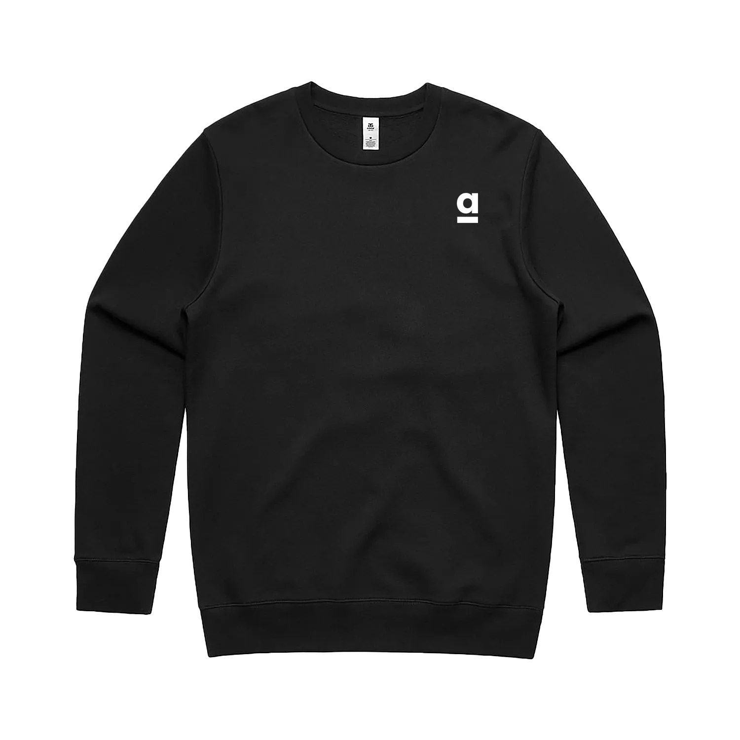 Black front flat lay