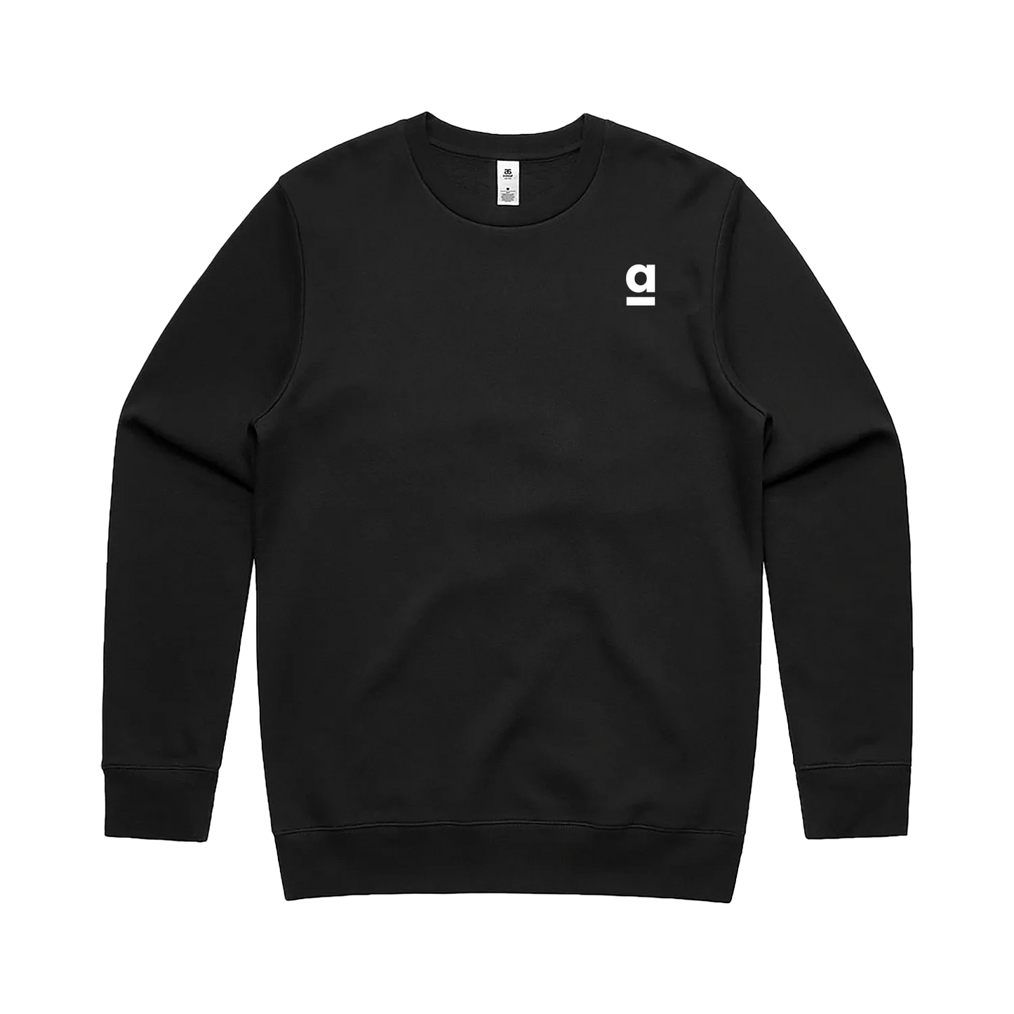 Black front flat lay