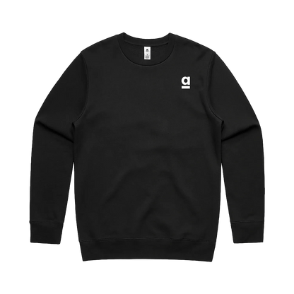Black front flat lay